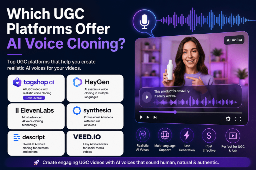 Which UGC Platforms Offer AI Voice&nbsp;Cloning?