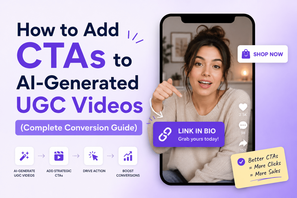 How to Add CTAs to AI-Generated UGC Videos (Complete Conversion&nbsp;Guide)