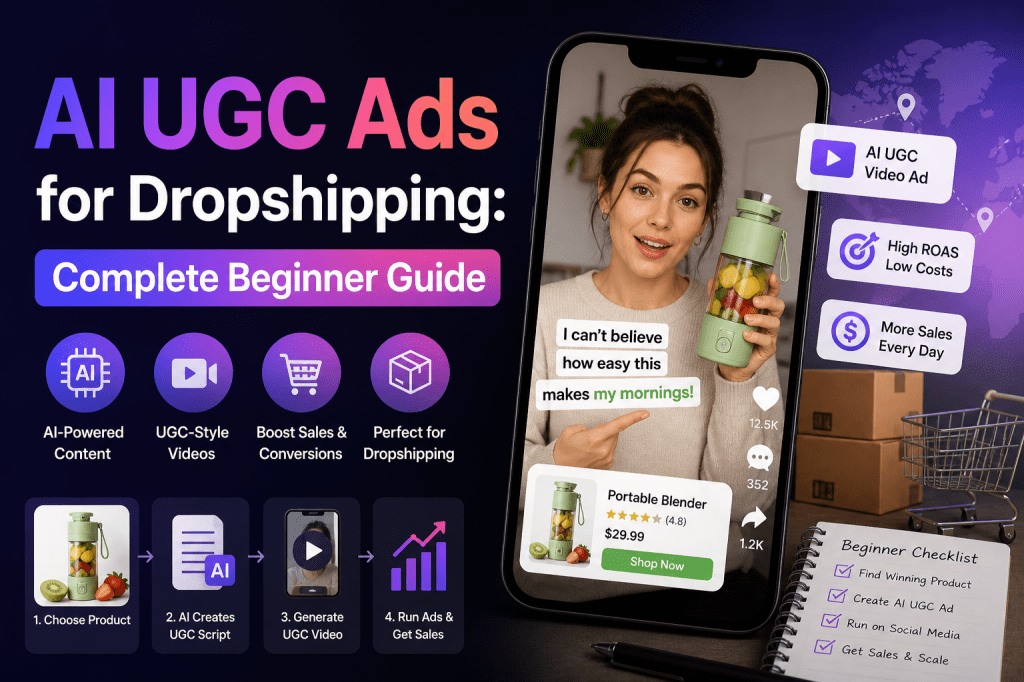 AI UGC Ads for Dropshipping: Complete Beginner Guide