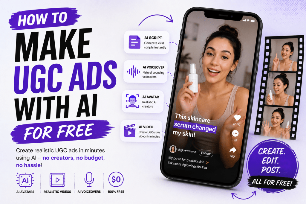 How to Make UGC Ads With AI for&nbsp;Free