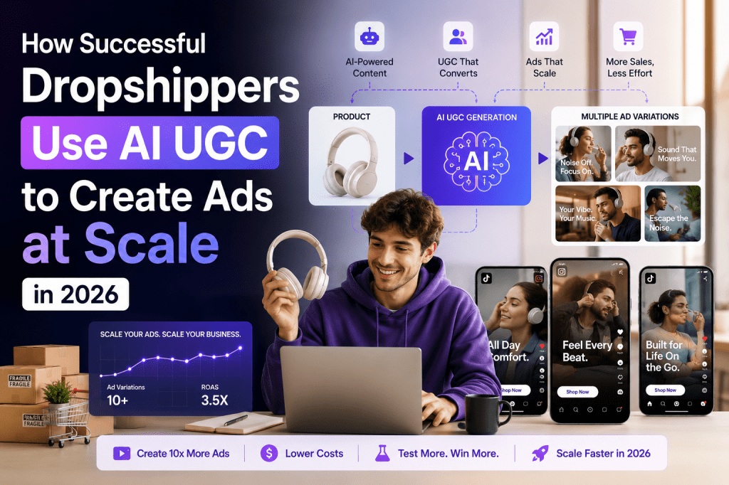 How Successful Dropshippers Use AI UGC to Create Ads at Scale in&nbsp;2026