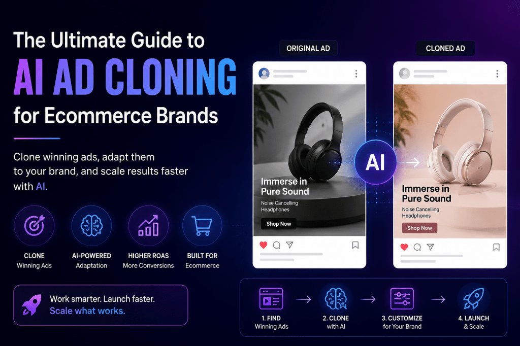 The Ultimate Guide to AI Ad Cloning for Ecommerce&nbsp;Brands