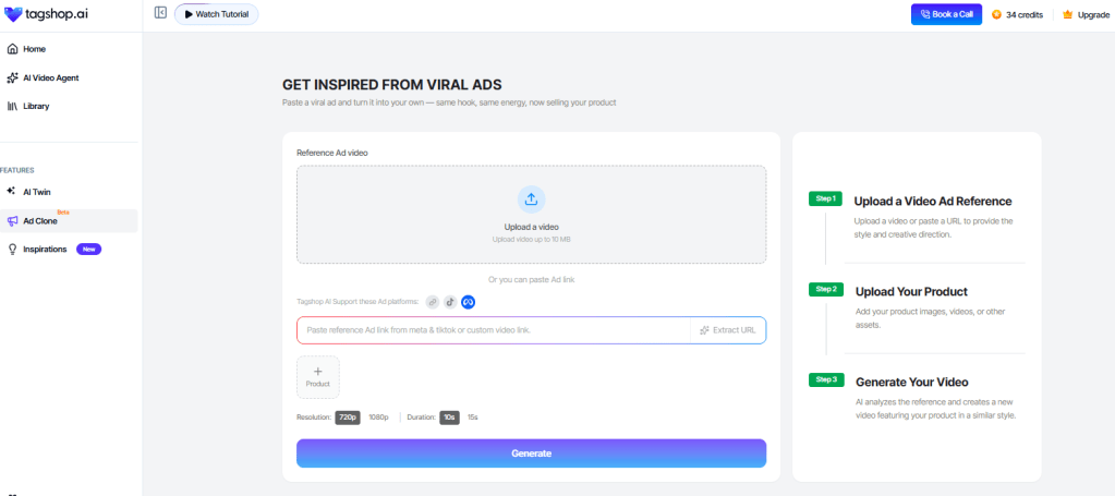 AI Ad Clone