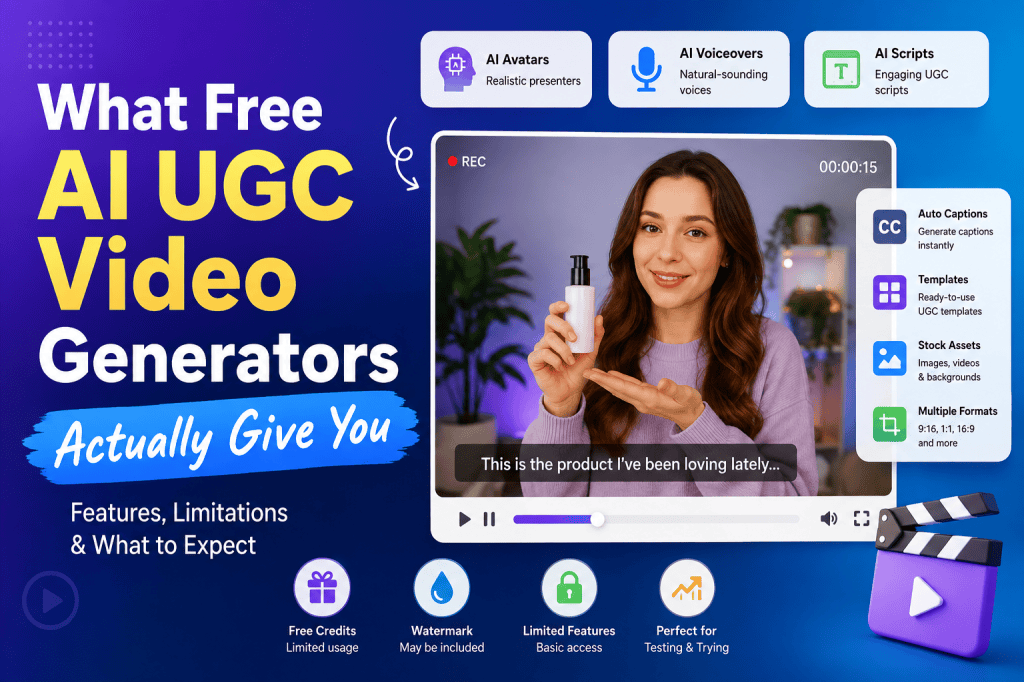 free AI UGC Video ads generator