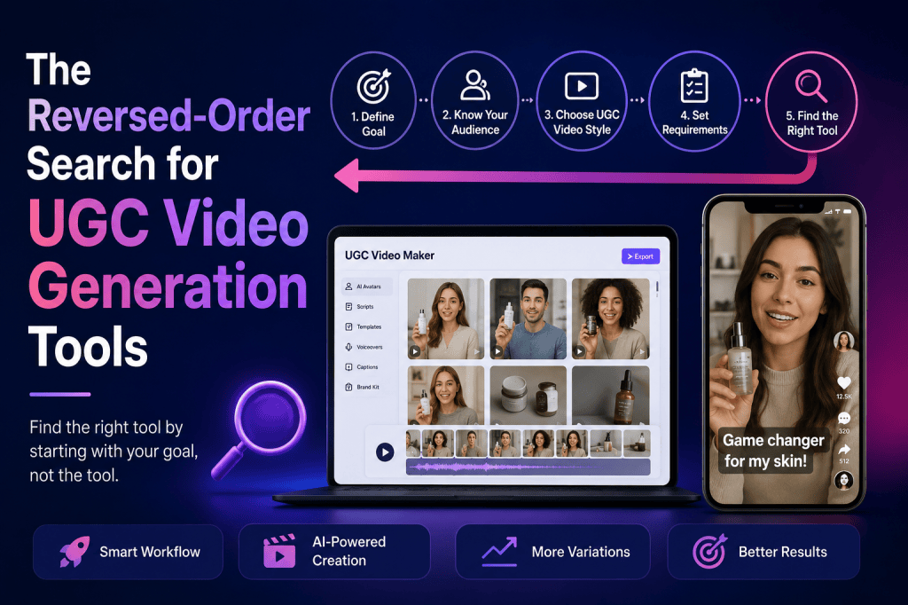The Reversed-Order Search for UGC Video Generation&nbsp;Tools