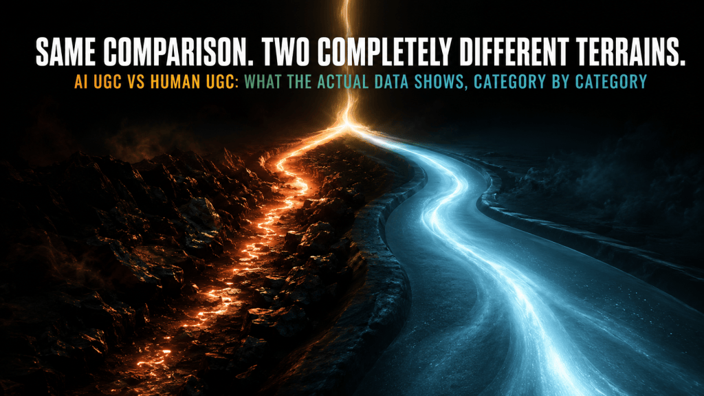 AI UGC vs Human UGC: What the Actual Data Shows, Category by&nbsp;Category