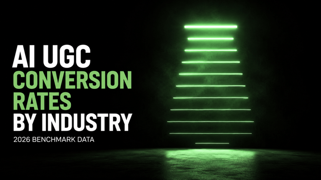 AI UGC CONVERSION RATES BY INDUSTRY