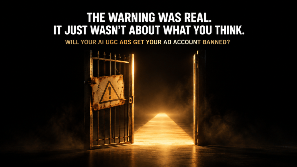 Will Your AI UGC Ads Get Your Ad Account Banned