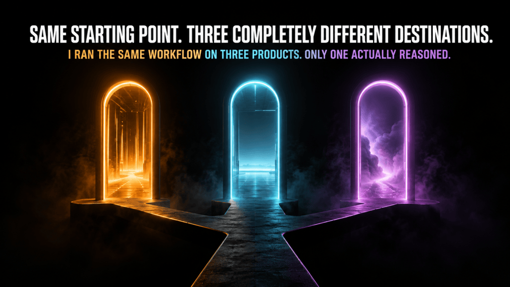 I Ran the Same Product Through Three Script Generators. Only One Actually Reasoned Through Category&nbsp;First.