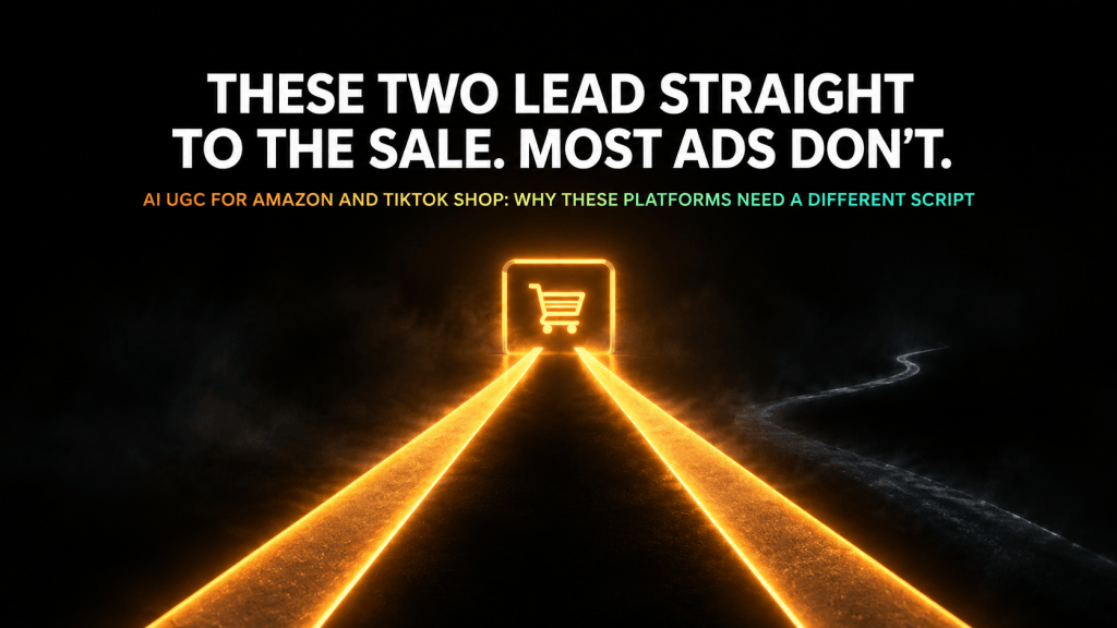 AI UGC FOR AMAZON AND TIKTOK SHOP