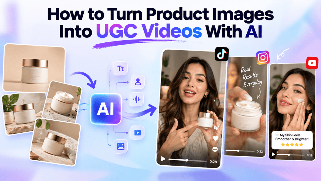 AI UGC Video for product shot