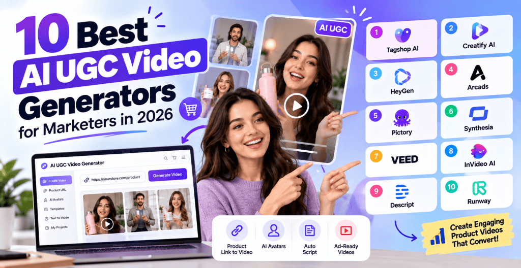 AI UGC video generators for marketer