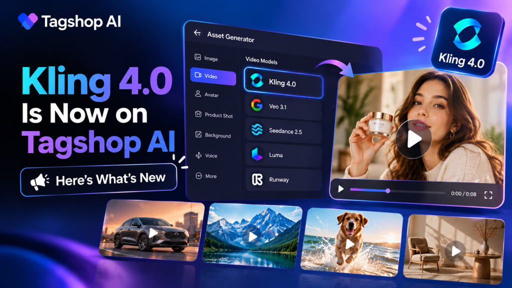 Kling 4.0 Is Now on Tagshop AI