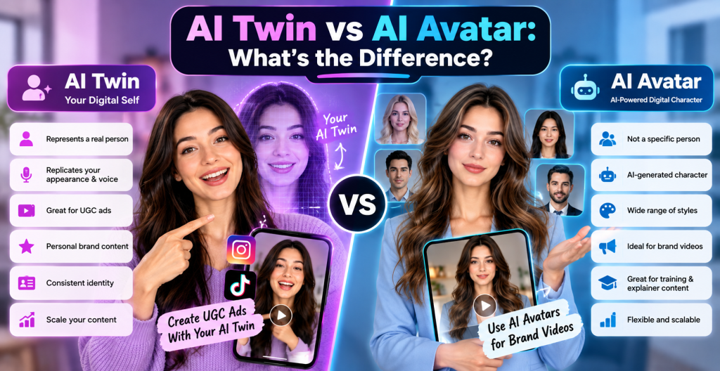 AI Twin vs AI Avatar